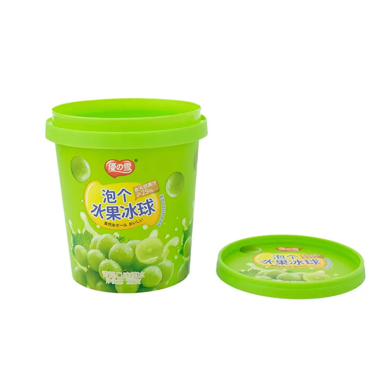 IML-label spuitgieten voor PP-snackcontainer