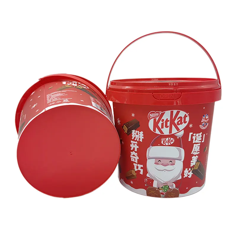 IML Label PP Snackcontainer door spuitgieten
