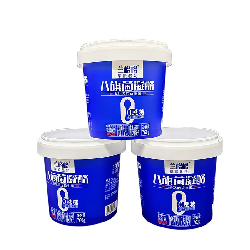 Spuitgiet PP-snackcontainer met IML-label