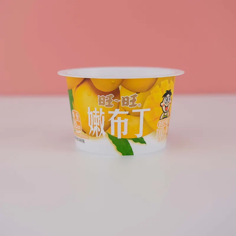Spuitgieten PP Yoghurtbeker met IML-label
